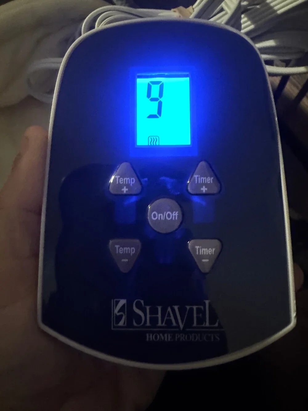 Shavel Electric Heated Blanket Beige with Controller